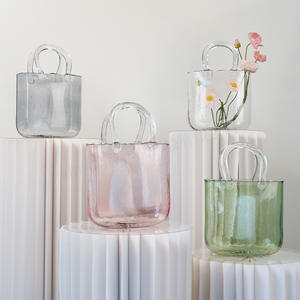 Ikan desain Modern kelas atas untuk tas tangan tangki vas kaca untuk pengaturan bunga untuk tamu restoran ornamen hidroponik - Product Image 2