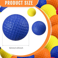 Balles de golf d'entraînement en mousse personnalisées avec logo pour la pratique en intérieur et en extérieur, idéales pour la fête des pères, pour papa, mari