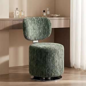 Tabouret de maquillage pivotant, chambre à coucher, design nordique, créatif, dossier pivotant, <span class=keywords><strong>chaise</strong></span> de coiffeuse, nouveau modèle - Product Image 5