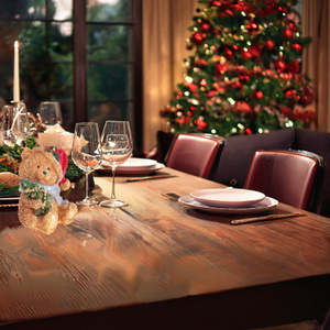 Soft Polyurethane Christmas Teddy Bear Figure Ideal For <b>Tabletop</b> Display, <b>Tree</b> Decoration, Or Holiday Centerpiece - Product Image 2