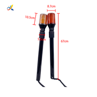 Feux de signalisation d'urgence pour moto Feux de patrouille à led Feux stroboscopiques étanches pour moto Feux arrière à led