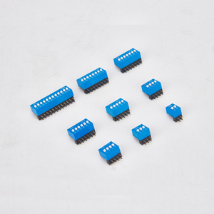 Chave DIP DA-09B Azul com Contatos de Liga de Ouro, Ângulo Reto, 9 Posições, SPST, 100mA, 50VDC, 500V AC, Tensão Dielétrica -40°C - Product Image 5