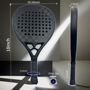 2025 Premium OEM Raquette De <span class=keywords><strong>Tennis</strong></span> Drop Shot Padel Diamant Fibre De Verre Carbone Portable Raquette Fait Polyester Paleta Padel Bracelet - Product Image 6