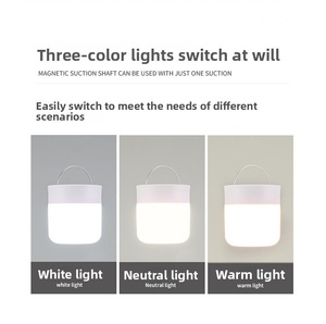Lampe de nuit portable moderne à télécommande RGB, 1200 mAh, avec capteur tactile intelligent, intensité réglable, émission blanc chaud pour chambre à coucher - Product Image 5