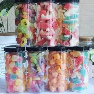 Özel şekil nefis sakızlı Mango çilek aromalı ekşi kemerler toplu çanta içinde paketlenmiş tatlı tadı ile renkli kaplamalı şeker - Product Image 4