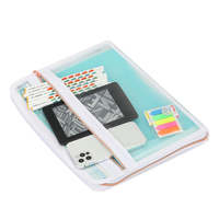 Sac de documents d'école et de bureau 13 poches fichier extensible avec fermeture éclair taille lettre Poly fermeture éclair dossier extensible