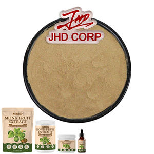 OEM定制批量批发价格有机可溶性和尚水果甜味剂粉纯果汁粉和尚水果罗格罗糖苷粉 - Product Image 1