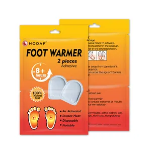 Factory free sample iron powder safe foot warmer for outdoor use long lasting warm foot patch OEM ODM
