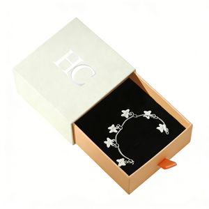 Custom Bangle Box Luxury Rigid Sliding Jewelry Gift Box Flocked <b>Insert</b> Foil Stamping Custom Logo Jewelry Packaging Manufacturer - Product Image 6