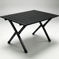 Table de camping pliable et portable YXT-001 en acier au carbone galvanisé anti-corrosion