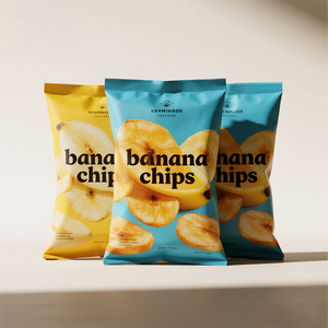 特注印刷食用スナック食品包装枕ポーチ空のプラスチックアルミ箔マイラーポテトバナナチップバッグ - Product Image 4