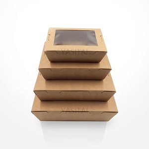 Caja <span class=keywords><strong>de</strong></span> embalaje desechable para panadería, logo impreso personalizado, grado alimenticio, pastel, donut, pizza, Hamburgo - Product Image 5