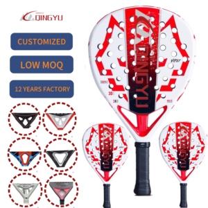 Racchette da Padel Professionali Personalizzate di Alta Qualità 3K/12K/18K Racchette da Tennis Padel Personalizzate Racchetta da Padel all'Ingrosso - Product Image 1