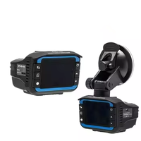 DVR de voiture à objectif unique avec détecteur de radar d'alarme anti-vitesse TFT/écran LED Menu anglais enregistreur vidéo de caméra de tableau de bord