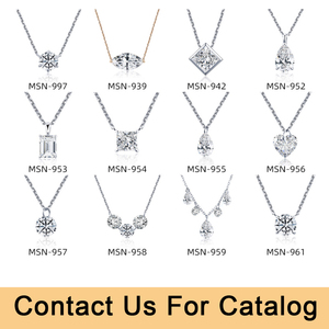 Diseño OEM o ODM Personalizado, Diamante Cultivado en Laboratorio, Moissanita, Plata, Oro de 10k, 14k, 18k, Pulsera, Pendientes, Anillo, Collar, Joyería - Product Image 6