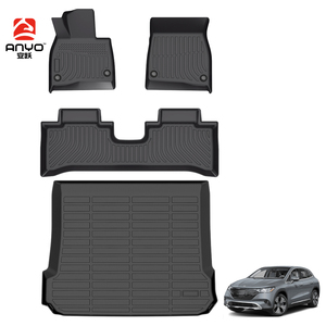 Juego completo <span class=keywords><strong>de</strong></span> alfombras antideslizantes <span class=keywords><strong>de</strong></span> lujo al por mayor <span class=keywords><strong>de</strong></span> fábrica, alfombrillas <span class=keywords><strong>de</strong></span> coche 3D Tpe para Mercedes EQE SUV 2023-2025, alfombrilla para todo tipo <span class=keywords><strong>de</strong></span> clima - Product Image 1