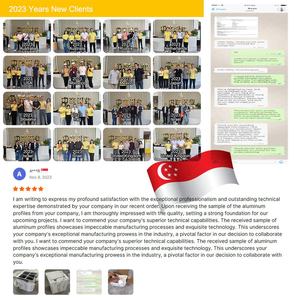 6063 t5 revêtement en poudre grain de bois <span class=keywords><strong>profil</strong></span>é de tube carré en aluminium pour la décoration de meubles - Product Image 6