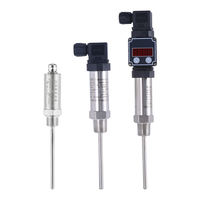 Transmitter Suhu PT100 Thermal Resistance Sensor Suhu Oli dengan Output 4-20mA