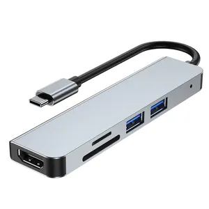 USB C HUB 3.0 Type C 5 en 1 pour Macbook Pro 13 15 Air Pro PC accessoires informatiques