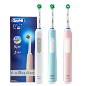 <span class=keywords><strong>Cepillo</strong></span> de dientes eléctrico <span class=keywords><strong>Oral</strong></span>-<span class=keywords><strong>B</strong></span> <span class=keywords><strong>Pro</strong></span> 1 Max recargable, resistente al agua IPX7, <span class=keywords><strong>3</strong></span> modos, para adultos - Product Image 1
