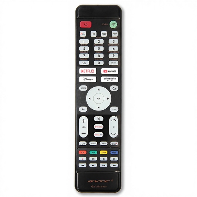 NVTC RM-024S Foreign Trade English Infrared Wi-Fi Smart Universal Brand-Universal LCD TV Remote Control Netflix