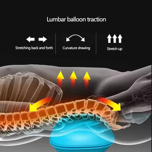 2025 Hot Sale Elektrische Infrarood Massagekussen Volledig Lichaam Luchtkussen Roller Airbag Vibratie Druk Massage Pad PU Leer DC - Product Image 6
