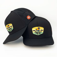 Nuevas Gorras Deportivas de Golf de 5 Paneles a la Moda, MOQ Bajo, Gorra de Béisbol Deportiva Personalizada con Diseño de Agujeros Cortados con Láser, Diseña Tu Propio Logotipo, Gorras Trucker