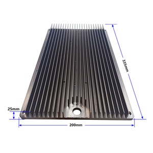Dissipador de Calor Diablo QB648 para Placa de Luz LED de Cultivo 100-180W, 1.8kg, Classificação IP66, Liga de Alumínio Anodizado Preto, Garantia de 3 Anos - Product Image 1