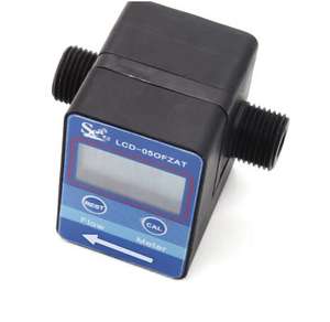 G1/2 G3/4 Zoll Digital LCD Wasser Milch öl Durchfluss sensor Messgerät Durchfluss messer Totameter Durchfluss messgeräte - Product Image 3