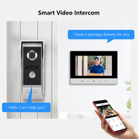 Vertical 8 "IP/TCP Sistema de intercomunicación inalámbrica Monitor interior Android Tuya Home Auto Control Tablet Múltiples apartamentos Puerta Teléfono