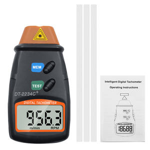 Dt2234c + हैंडहेल्ड गैर-संपर्क लेजर फोटो टैकोमीटर गति माप गेज - Product Image 2