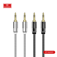 Earldom 1,5 m Cable Coaxial AUX para Huawei P50 Pro 3,5 MM Audio macho Conexión macho para teléfono altavoz de coche MP4 auriculares
