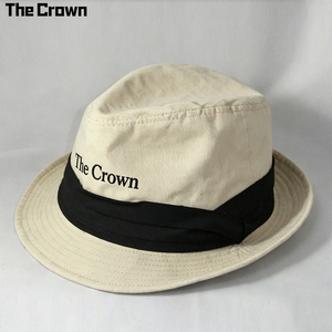 Custom Logo Cotton Twill Fedora <b>Hat</b> Wholesale Bulk Printed Bucket <b>Hat</b> With Pleated <b>Band</b> Manufacturer - Product Image 1