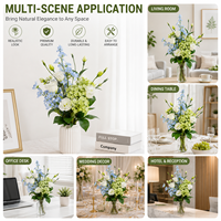 Künstliche Seidenblumenstiele mit Echtblumen-Optik für Hochzeits-, Weihnachts- und Chinesisch-Neujahrsdekoration – Moderner Stil, Großhandel