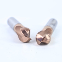 Fresa de punta esférica tipo Lollipop de carburo de tungsteno para CNC, brocas de fresado de carburo