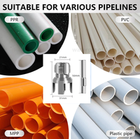 Outil de filetage 1/2 pouce 3/4 pouce pour tuyaux d'eau PPR PE PVC, ouvre-filetage interne et externe, outil de taraudage