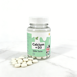 Suplemento de Apoyo Inmunológico Personalizado OEM, Fabricación por Contrato, Marca Privada, Tabletas de Calcio y Vitamina D3 - Product Image 2