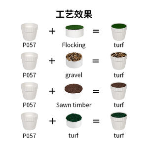 YICAI-maceta de simulación de bonsái, plantas artificiales, adornos en maceta, decoración para el hogar, Hotel, jardín - Product Image 4