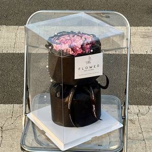 Hand-woven woolen flower finished bouquet simulation starry soap flower holiday <b>gift</b> bouquet - Product Image 6