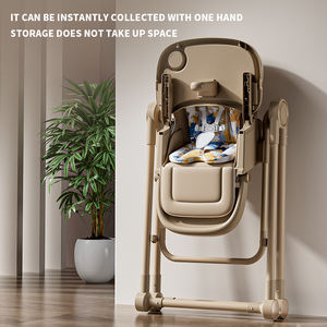 كرسي أطفال عالي متعدد الوظائف من المصنع 3 في 1، أرجوحة أطفال وكرسي هزاز بارتفاع قابل للتعديل - Product Image 6