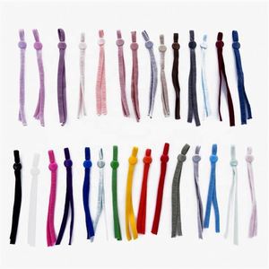 Manufacturer's Spot Wholesale 5mm Black and White Spandex/Polyester Elastic Rope Adjustable for Use with <b>Eyes</b> and Hats - Product Image 1