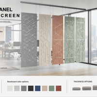 Écran Acoustique Suspendu Moderne en Feutre PET avec Design Écologique pour Bureaux Open Space, Entrepôts et Espaces Extérieurs