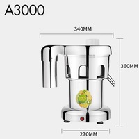Extracteur de jus de carotte et gingembre HORUS 2023 Commercial A3000/2000 – Machine à jus de fruits