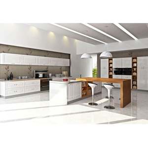 Armarios de cocina lacados de diseño moderno de alta calidad, armarios personalizados para proyectos de apartamentos - Product Image 6