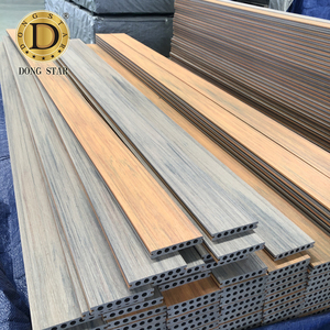 Skin-Friendly Outdoor Wood Plastic Composite Deck Boards Wood Texture 3D Embossed Flooring Wpc Composite Decking
