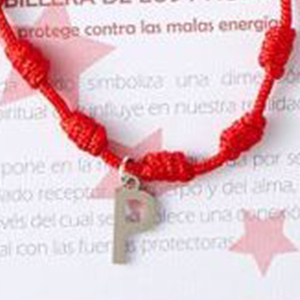 Tobillera con diseño simbólico de siete estrellas, nudo de cuerda roja de acero inoxidable, amuleto protector para mujeres y niñas - Product Image 6