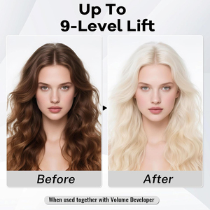 Décolorant capillaire 1000g, grande capacité, qualité professionnelle, poudre décolorante douce pour cheveux foncés, extra forte, éclaircissement 9 niveaux - Product Image 2
