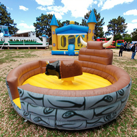 Nouveau design commercial fou mécanique rodéo tour jeux de sport taureau gonflable équitation machine rodéo taureau mécanique pour location