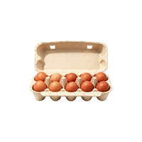 Boîte à œufs en pulpe moulée compostable et biodégradable à 10 compartiments, en papier recyclé, pour œufs frais de la ferme
