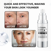Sérum à la vitamine C pour le visage, anti-âge, avec acide hyaluronique, sérum éclaircissant, améliore les taches brunes, raffermit les ridules, soin de la peau